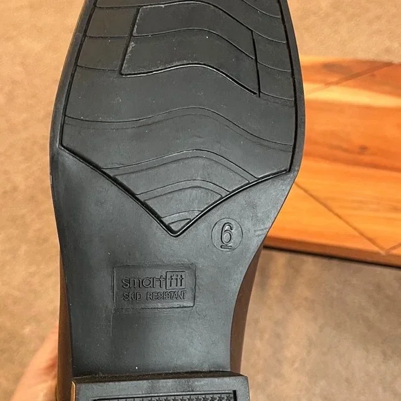 Smart Fit Kids Brown Square‎ Toe Western Cowboy Boots Size 6 NWT - Picture 7 of 10